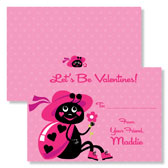 Noteworthy Collections - Valentine's Day Cards (Pink Ladybug) (IDV-1694)